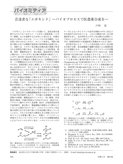芸達者な「エポキシド」―バイオプロセスで医農薬合成を―