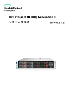 ProLiant DL380p Gen8 システム構成図