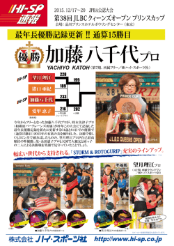 JLBCクィーンズオープンプリンスカップ