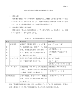 【別紙5】電子案内表示の整備及び運用保守仕様書（PDF：89KB）