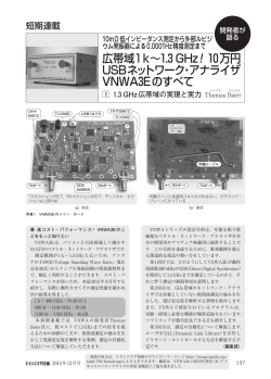 10万円 USBネットワーク・アナライザ VNWA3Eのすべて