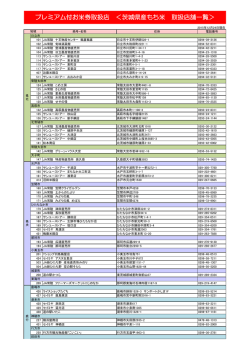 茨城県産もち米の取扱店舗リストはこちら - 茨城県産米専用 プレミアム付