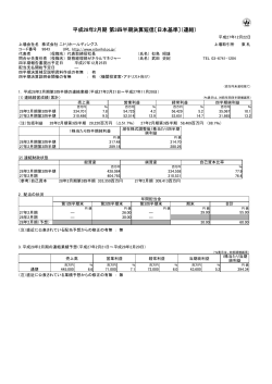 平成28年2月期 第3四半期決算短信〔日本基準〕（連結）