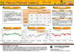 概況 マーケット動向 主な経済指標 為替 金利 株価