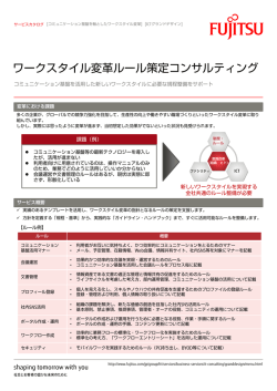 ワークスタイル変革ルール策定コンサルティング