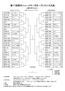 男子 - 茨木テニス連盟
