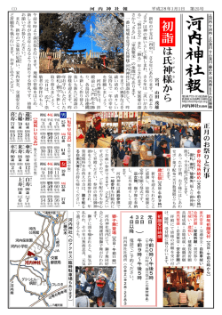 初詣 - 河内神社