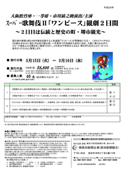 ｽｰﾊﾟｰ歌舞伎Ⅱ｢ワンピース｣観劇2日間