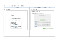 リニューアル前後の受付システムの画面例（PDF：213MB） - e-Tax