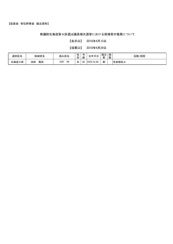 衆議院北海道第5区選出議員補欠選挙における候補者の推薦について
