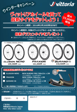 ヴィットリアウインターキャンペーン