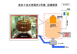 添付資料：奥多々良木発電所3号機 設備概要 [PDF 86.08KB]