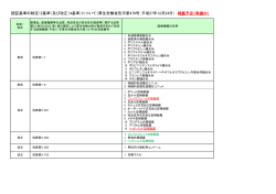 認証基準の制定（2基準）及び改正（4基準）