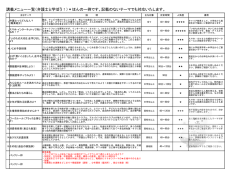 講義メニュー一覧（弁護士と学ぼう！）＊ほんの一例