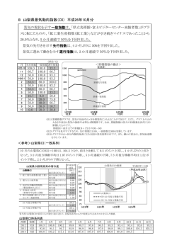 （平成27年10月景気動向指数、1月公表）（PDF：239KB）