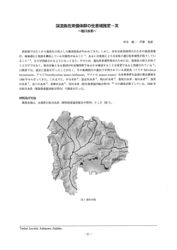 議案流域では古くから遊漁を目的とした種苗放流が行われてき
