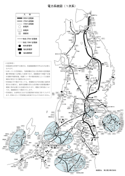 電力系統図（1次系）