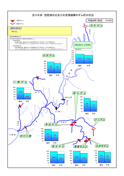 ダムの貯水状況グラフ