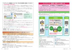 マイナンバー制度に関するお知らせ(PDF文書)