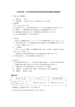 募集要項（PDF：113KB）