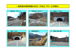 一般県道林長野原線の状況（平成27年12月現在）
