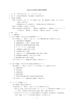 議事録 - 日本パワーリフティング協会