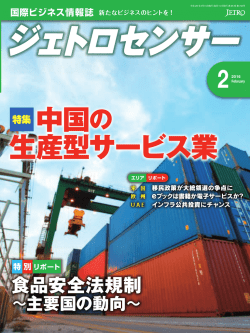 中国の 生産型サービス業