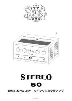 Retro Stereo 50 オールインワン真空管アンプ - iFI