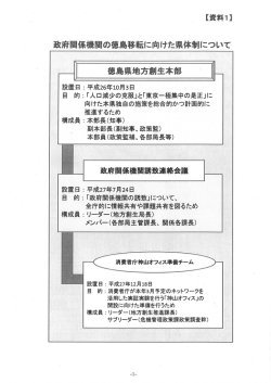 資料1 - 徳島県