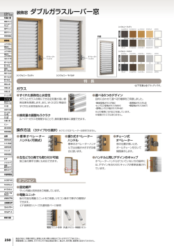 装飾窓 ダブルガラスルーバー窓