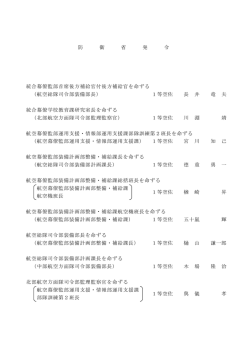 航空総隊司令部装備