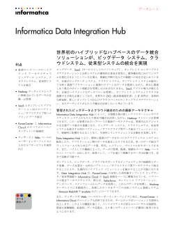 Data Integration Hub