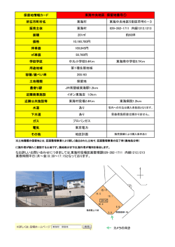 詳細情報 - 東海村