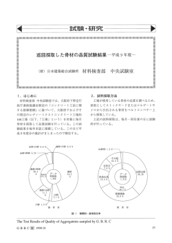 九 はじめに 材料オ銭至聖壷縄吉 中央試験室では 大阪府下特定行 政庁