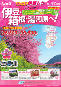 箱根・湯河原へ - JR東日本旅客鉄道株式会社 仙台支社