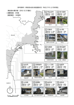 （参考資料）津波浸水表示板設置状況 平成 27 年 12 月末現在