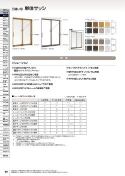 単体サッシ 半外付型 - の詳細はこちらから