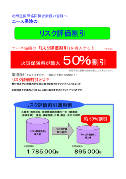 リスク評価割引