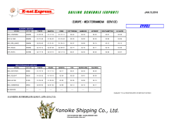 SAILINGSCHEDULE ( EXPORT ) CY(FCL)