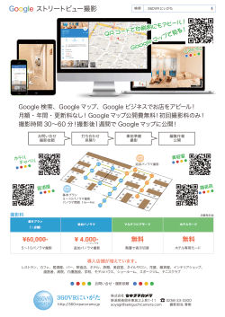 Google ストリートビュー撮影 360VRにいがた