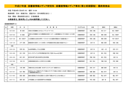 博士前期課程 修士論文最終発表会の開催について