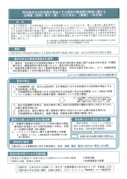 LGBT差別解消法骨子案たたき台