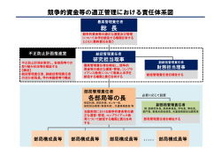 京都大学における競争的資金等の適正管理に関する体制（PDF）