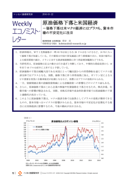別ウィンドウで全文表示 - ニッセイ基礎研究所