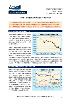日本株、追加緩和以来の安値～今後どうなる？