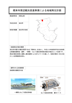 根來寺周辺観光促進事業による地域再生計画