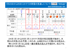 松江地方気象台資料（681KByte）