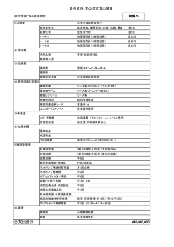 資料5 市の想定支出項目（PDF：112KB）