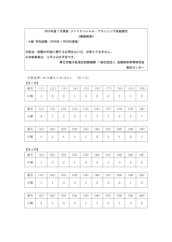 3級 学科試験（201 - 金融財政事情研究会