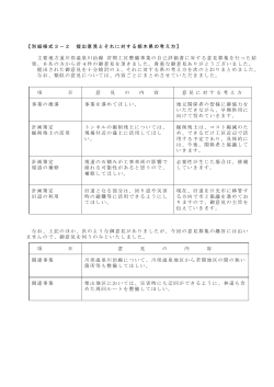 【別紙様式3－2 提出意見とそれに対する栃木県の考え方】 主要地方道